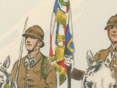 Carte Postale Illustrée - Maurice Toussaint - Edition Militaire Illustrées - Dragons - 1940