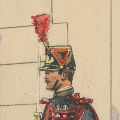 Carte Postale Illustrée - Pierre Albert Leroux- Edition Militaire Illustrées -Garde Républicaine à Pied - 1929