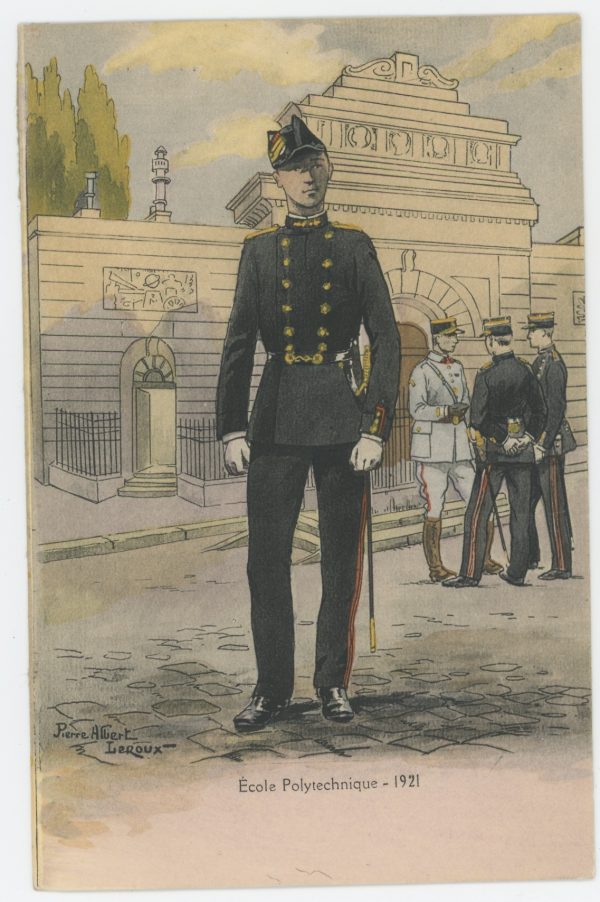 Carte Postale Illustrée - Pierre Albert Leroux- Edition Militaire Illustrées - Ecole Polytechnique 1921