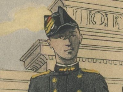 Carte Postale Illustrée - Pierre Albert Leroux- Edition Militaire Illustrées - Ecole Polytechnique 1921