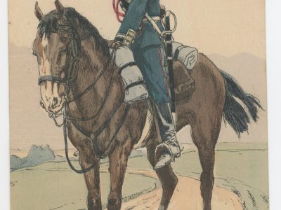 Carte Postale Illustrée - P.V. Robiquet - Edition Militaire Illustrées - Russie - Artillerie Garde Impériale 1914