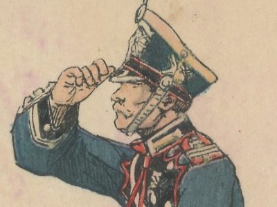 Carte Postale Illustrée - P.V. Robiquet - Edition Militaire Illustrées - Russie - Artillerie Garde Impériale 1914