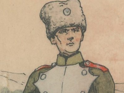 Carte Postale Illustrée - P.V. Robiquet - Edition Militaire Illustrées - Russie - Infanterie 1914
