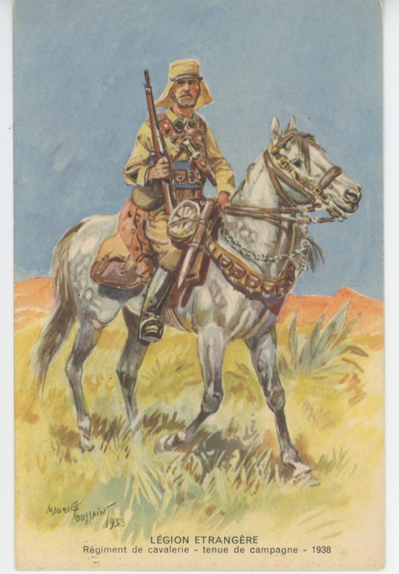 Carte Postale Illustrée - Maurice Toussaint - Edition Militaire Illustrées - Légion Etrangère - 1940 - Cavalerie