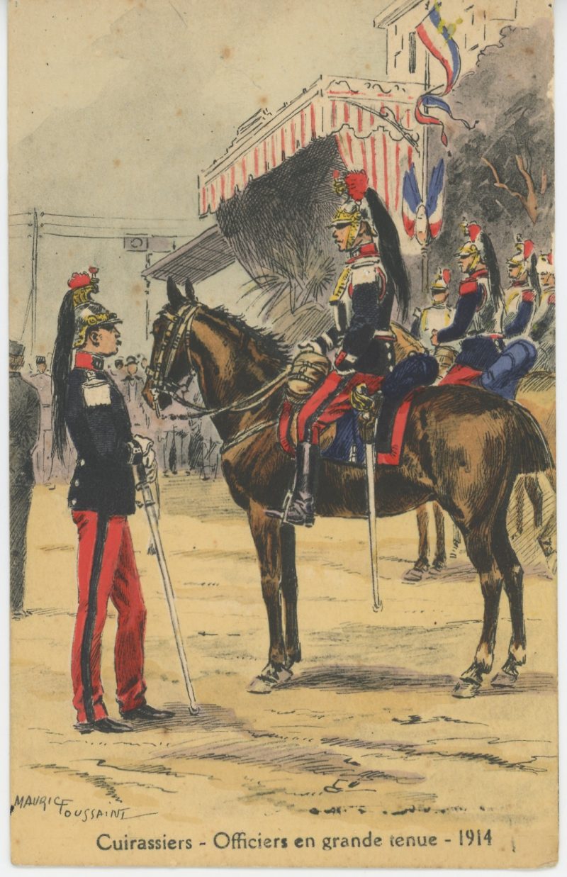 Carte Postale Illustrée - Maurice Toussaint - Edition Militaire Illustrées - Cuirassiers - 1914