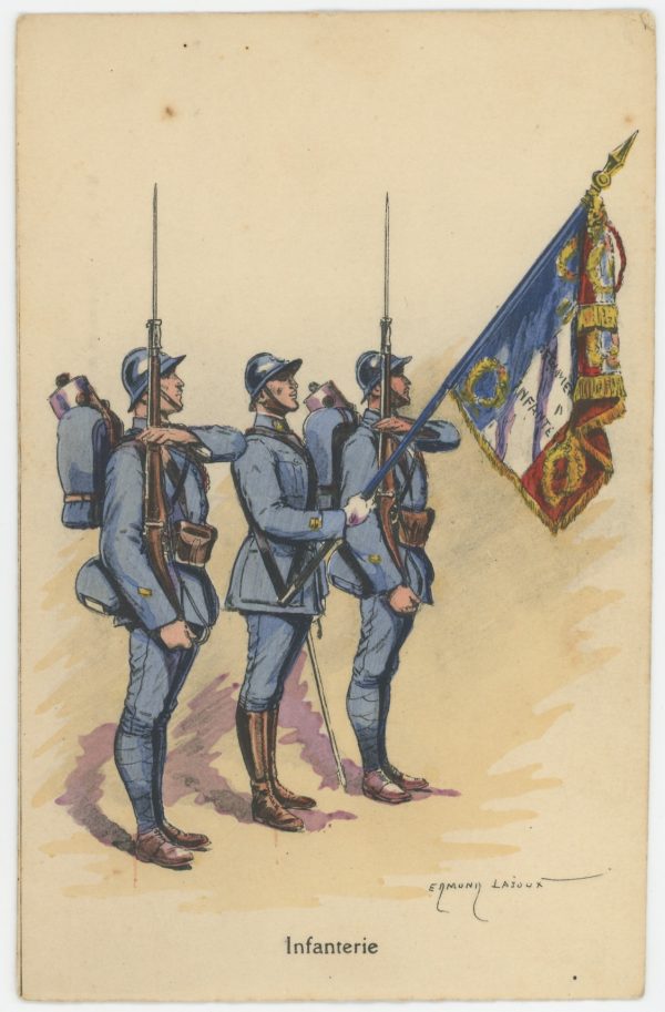 Carte Postale Illustrée - Edmond Lajoux - Edition Militaire Illustrées - Infanterie - 1930
