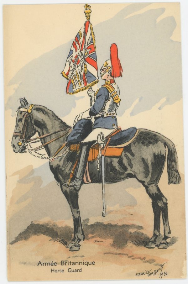 Armée Anglaise Horse Guards - 1939 - Maurice Toussaint - Uniforme