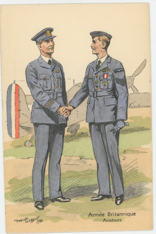 Armée Anglaise - Aviateurs Britannique - 1939 - Maurice Toussaint - Uniforme