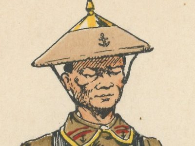 Carte Postale Illustrée - Pierre Albert Leroux - Edition Militaire Illustrées - Tirailleur Indochinois - 1940