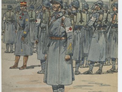 Carte Postale Illustrée - Pierre Albert Leroux - Edition Militaire Illustrées -Infirmier - 1930