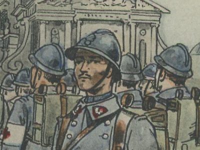 Carte Postale Illustrée - Pierre Albert Leroux - Edition Militaire Illustrées -Infirmier - 1930