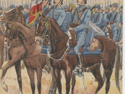 Carte Postale Illustrée - Pierre Albert Leroux - Edition Militaire Illustrées - Chasseurs à Cheval - 1930