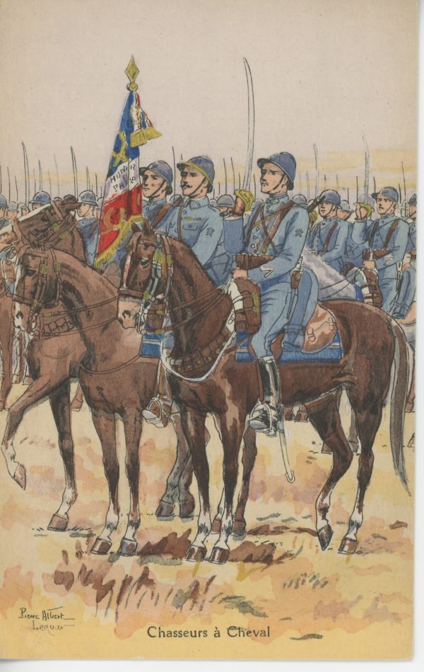 Carte Postale Illustrée - Pierre Albert Leroux - Edition Militaire Illustrées - Chasseurs à Cheval - 1930