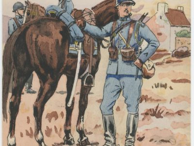 Carte Postale Illustrée - Pierre Albert Leroux - Edition Militaire Illustrées - Chasseurs à Cheval - 1930