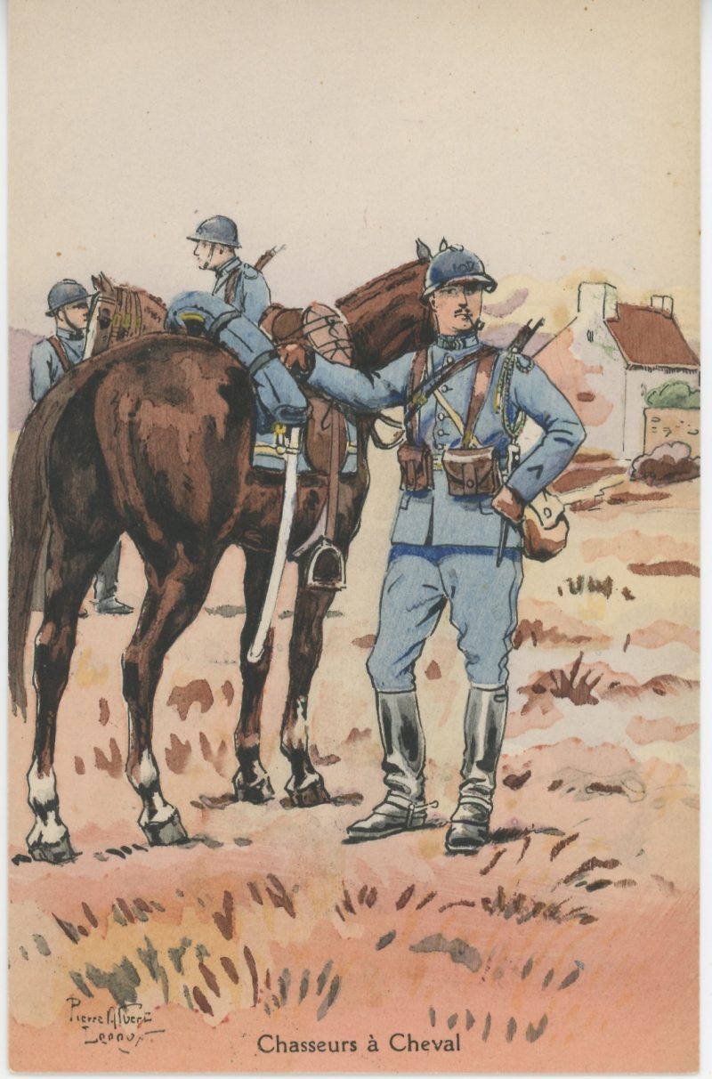 Carte Postale Illustrée - Pierre Albert Leroux - Edition Militaire Illustrées - Chasseurs à Cheval - 1930