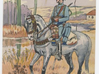 Carte Postale Illustrée - Pierre Albert Leroux - Edition Militaire Illustrées - Chasseurs à Cheval - 1930