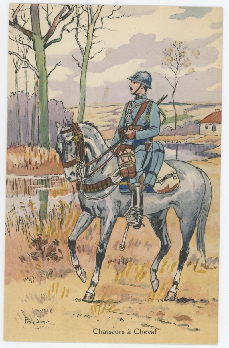 Carte Postale Illustrée - Pierre Albert Leroux - Edition Militaire Illustrées - Chasseurs à Cheval - 1930