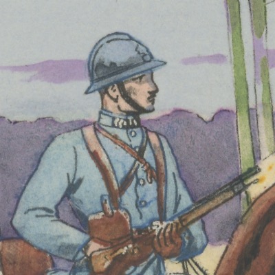Carte Postale Illustrée - Pierre Albert Leroux - Edition Militaire Illustrées - Dragons - 1930