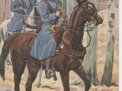 Carte Postale Illustrée - Pierre Albert Leroux - Edition Militaire Illustrées - Chasseurs à Cheval - 1930