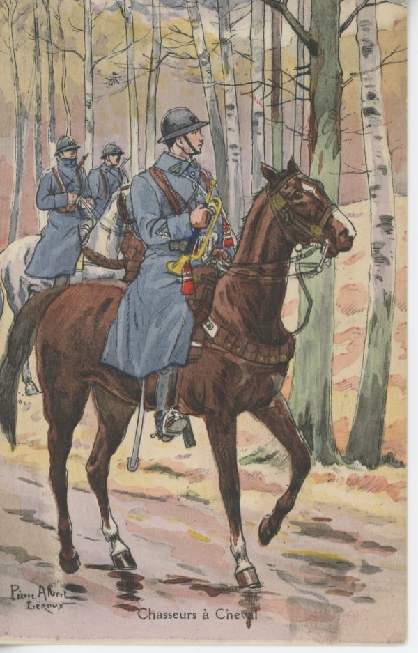 Carte Postale Illustrée - Pierre Albert Leroux - Edition Militaire Illustrées - Chasseurs à Cheval - 1930