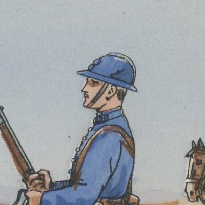 Carte Postale Illustrée - Pierre Albert Leroux - Edition Militaire Illustrées - Hussards - 1930
