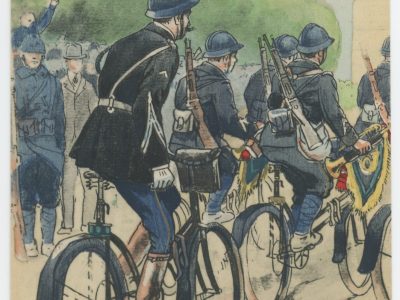 Carte Postale Illustrée - Pierre Albert Leroux - Edition Militaire Illustrées - Chasseurs à Pied Cyclistes - 1930