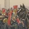 Carte Postale Illustrée - Pierre Albert Leroux- Edition Militaire Illustrées -Garde Républicaine à Cheval - Trompette - 1930