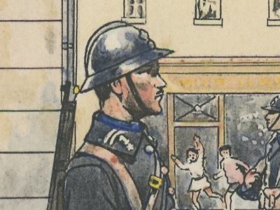 Carte Postale Illustrée - Pierre Albert Leroux - Edition Militaire Illustrées - Dragons Portés - 1930