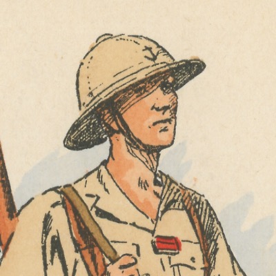 Carte Postale Illustrée - Maurice Toussaint - Edition Militaire Illustrées - Infanterie Coloniale - 1940