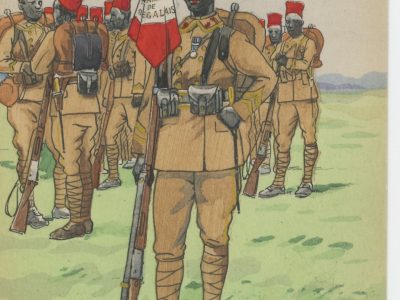 Carte Postale Illustrée - Pierre Albert Leroux - Edition Militaire Illustrées - Tirailleurs Sénégalais - 1930