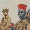 Carte Postale Illustrée - Pierre Albert Leroux - Edition Militaire Illustrées - Tirailleurs Sénégalais - 1930
