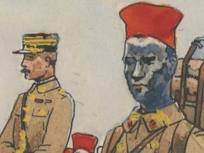 Carte Postale Illustrée - Pierre Albert Leroux - Edition Militaire Illustrées - Tirailleurs Sénégalais - 1930