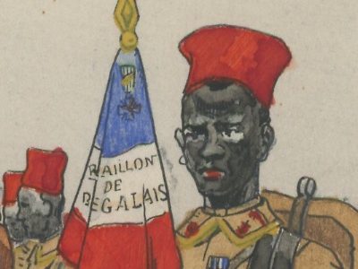 Carte Postale Illustrée - Pierre Albert Leroux - Edition Militaire Illustrées - Tirailleurs Sénégalais - 1930