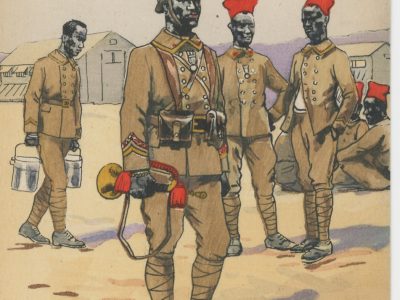 Carte Postale Illustrée - Pierre Albert Leroux - Edition Militaire Illustrées - Tirailleurs Sénégalais - 1930