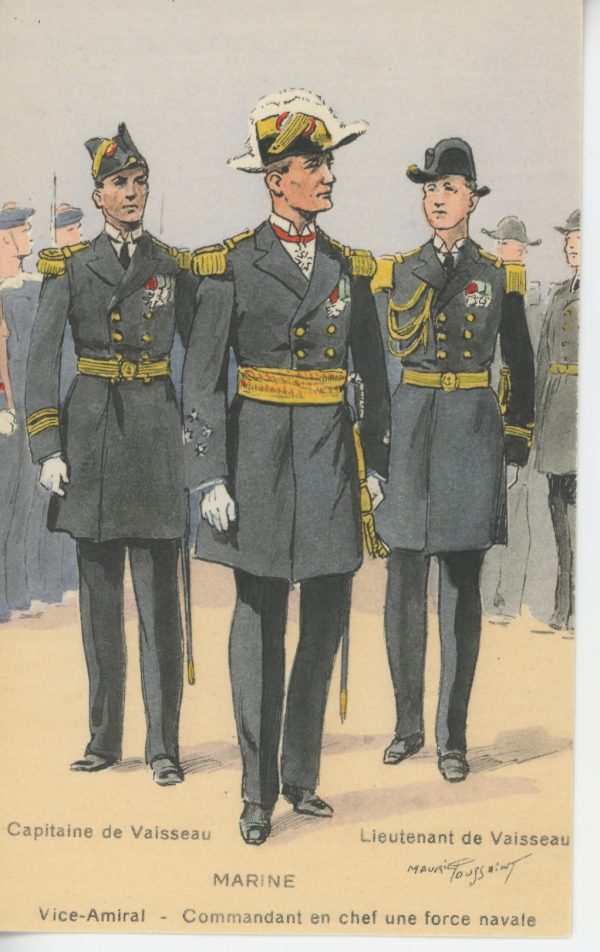 Carte Postale Illustrée - Maurice Toussaint - Edition Militaire Illustrées - Marine - Commandement - 1930