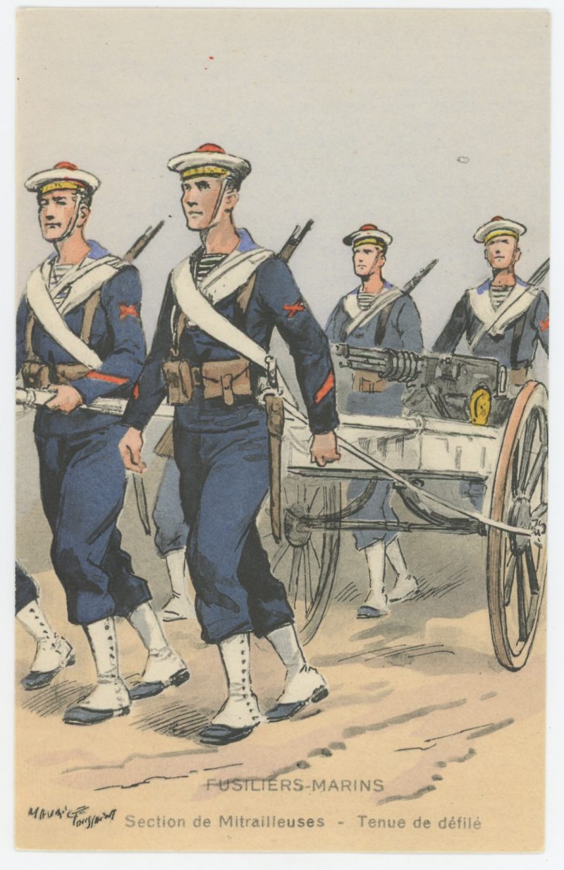Carte Postale Illustrée - Maurice Toussaint - Edition Militaire Illustrées - Marine - Fusiliers Marins - 1930