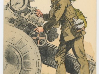Armée Anglaise - Artillerie - Tenue de Campagne - 1939 - Maurice Toussaint - Uniforme