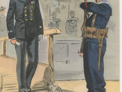 Carte Postale Illustrée - Maurice Toussaint - Edition Militaire Illustrées - Marine - Contre-Amiral - 1930