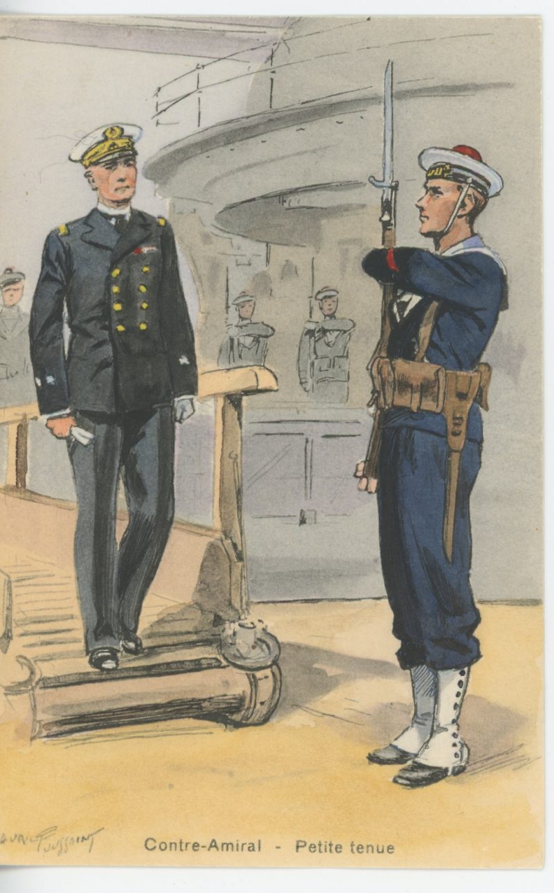 Carte Postale Illustrée - Maurice Toussaint - Edition Militaire Illustrées - Marine - Contre-Amiral - 1930