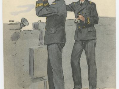 Carte Postale Illustrée - Maurice Toussaint - Edition Militaire Illustrées - Marine - Officier - 1930