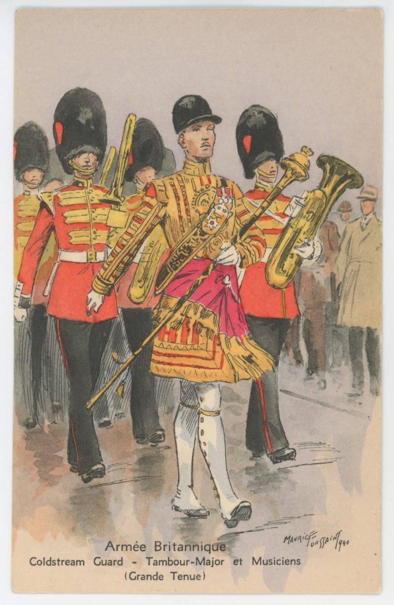 Armée Anglaise Coldstream Guard - 1939 - Maurice Toussaint - Tambour Major