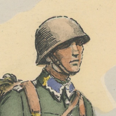 Carte Postale Illustrée - Maurice Toussaint - Edition Militaire Illustrées - Pologne - Infanterie- 1939