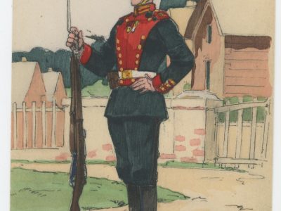 Carte Postale Illustrée - P.V. Robiquet - Edition Militaire Illustrées - Russie - Régiment Pavlowsky - 1914