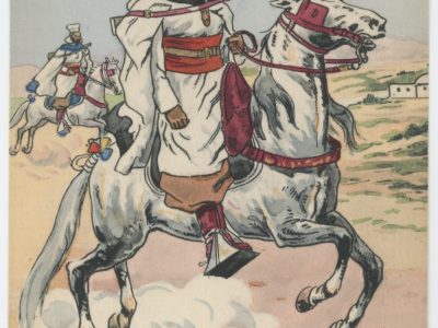 Carte Postale Illustrée - Pierre Albert Leroux - Edition Militaire Illustrées - Spahis Marocain - 1930