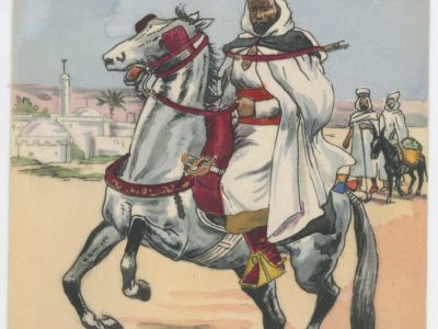 Carte Postale Illustrée - Pierre Albert Leroux - Edition Militaire Illustrées - Spahis Marocain - 1930