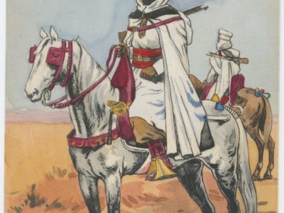 Carte Postale Illustrée - Pierre Albert Leroux - Edition Militaire Illustrées - Spahis Marocain - 1930