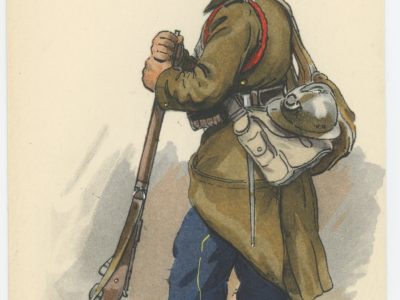 Carte Postale Illustrée - Edmond Lajoux - Edition Militaire Illustrées - Chasseur à Pied - 1940
