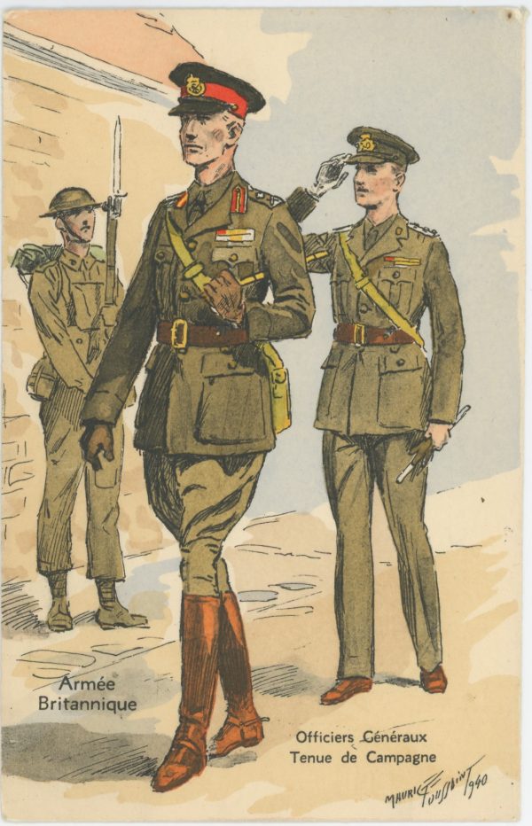 Armée Anglaise - Officiers Généraux - Tenue de Campagne - 1939 - Maurice Toussaint - Uniforme