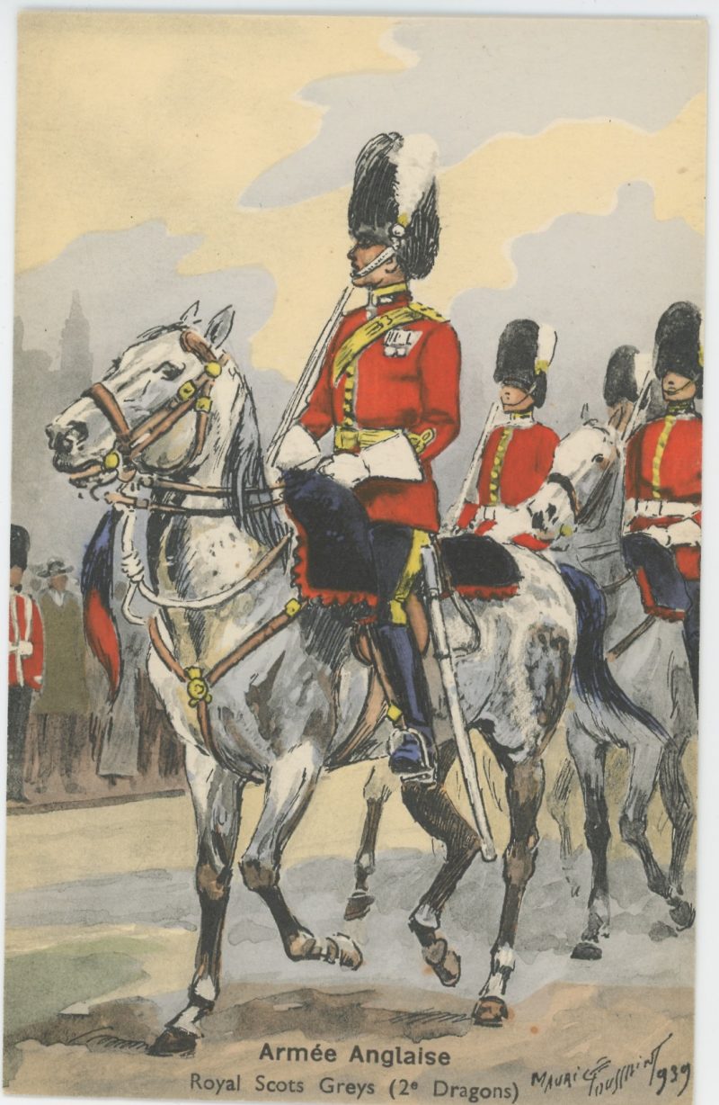 Armée Anglaise Royal Scots Greys 1939 - Maurice Toussaint - Uniforme