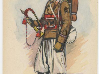 Carte Postale Illustrée - Edmond Lajoux - Edition Militaire Illustrées - Tirailleurs Marocains - 1940